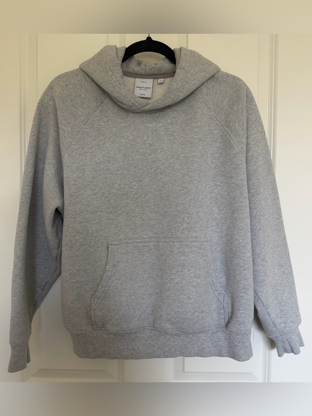 Aritzia Heather Chrome Cozy Sweatfleece Mega Raglan Hoodie